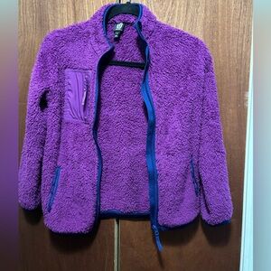 Ideology Girl's Purple Fleece Jacket
